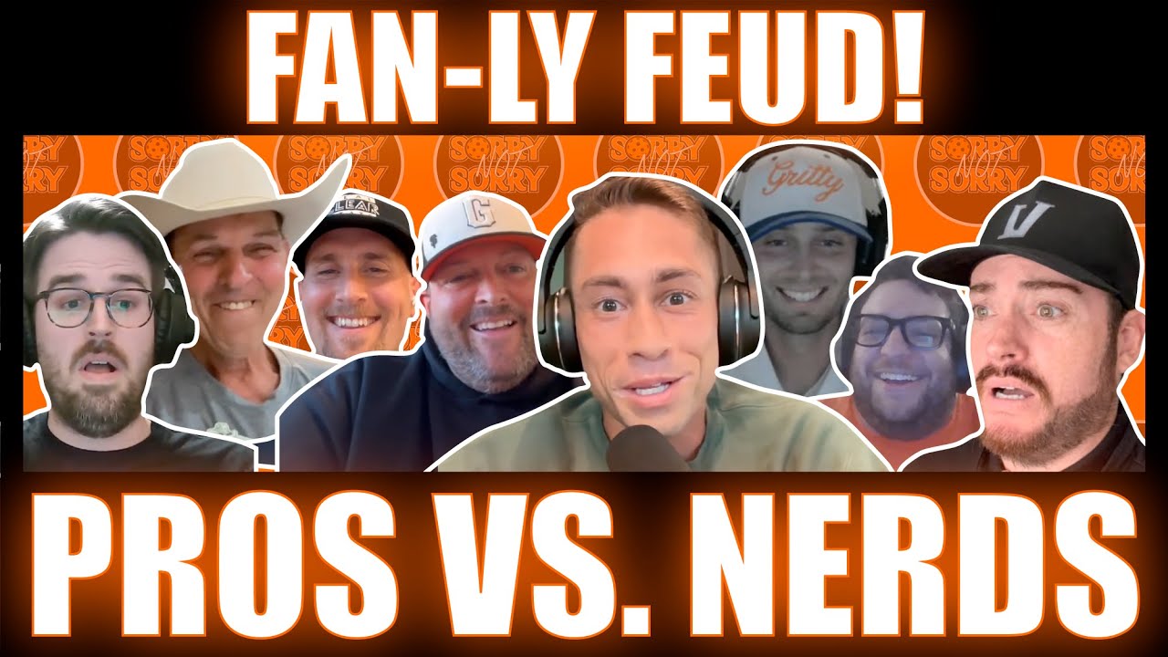 THIS ONE GETS WILD - Pros Vs Nerds?! The Pickleball Game Show: Fan-ly Feud - Episode 4!