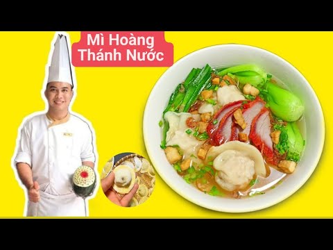 Cách nấu hoành thánh - MÌ HOÀNH THÁNH Nước Lèo Thơm Ngon Đúng Vị / Cách Trụng Mì Ngon Mì Dai