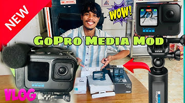 HOW TO CONNECT EXTERNAL MIC withGOPRO HERO 11 MEDIA MOD ?? || Mic problem solved || MEDIA MOD IN 4K🔥