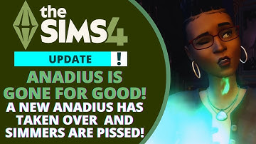 HUGE SIMS 4 DRAMA A NEW “ANADIUS” HAS TAKEN OVER  AND SIMMERS ARE CRASHING OUT RIGHT NOW!
