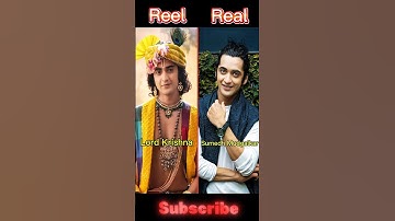 🙏 Radha Krishna 🙏 || Reel vs Real || 🥰 #radhakrishna #krishna #radha #love
