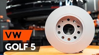 Cómo reemplazar Disco de freno VW GOLF V (1K1) - tutorial
