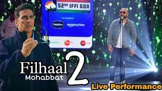 Filhaal 2 mohabbat | B Praak Live Performance