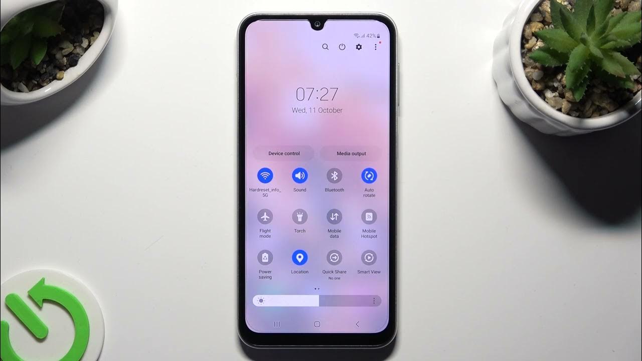 How to Turn On/Off Screen AutoRotation SAMSUNG Galaxy F34 & Display