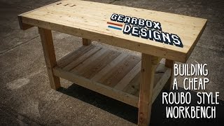 In this video I will show you how I made a cheap Roubo style workbench using stuff I bought at a big box store.