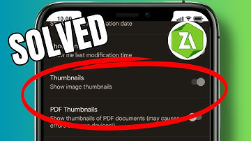 How to disable thumbnails on ZArchiver