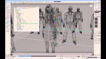 Softimage 2014 ICE and dynamic simulation - Crowdfx crowd simulation