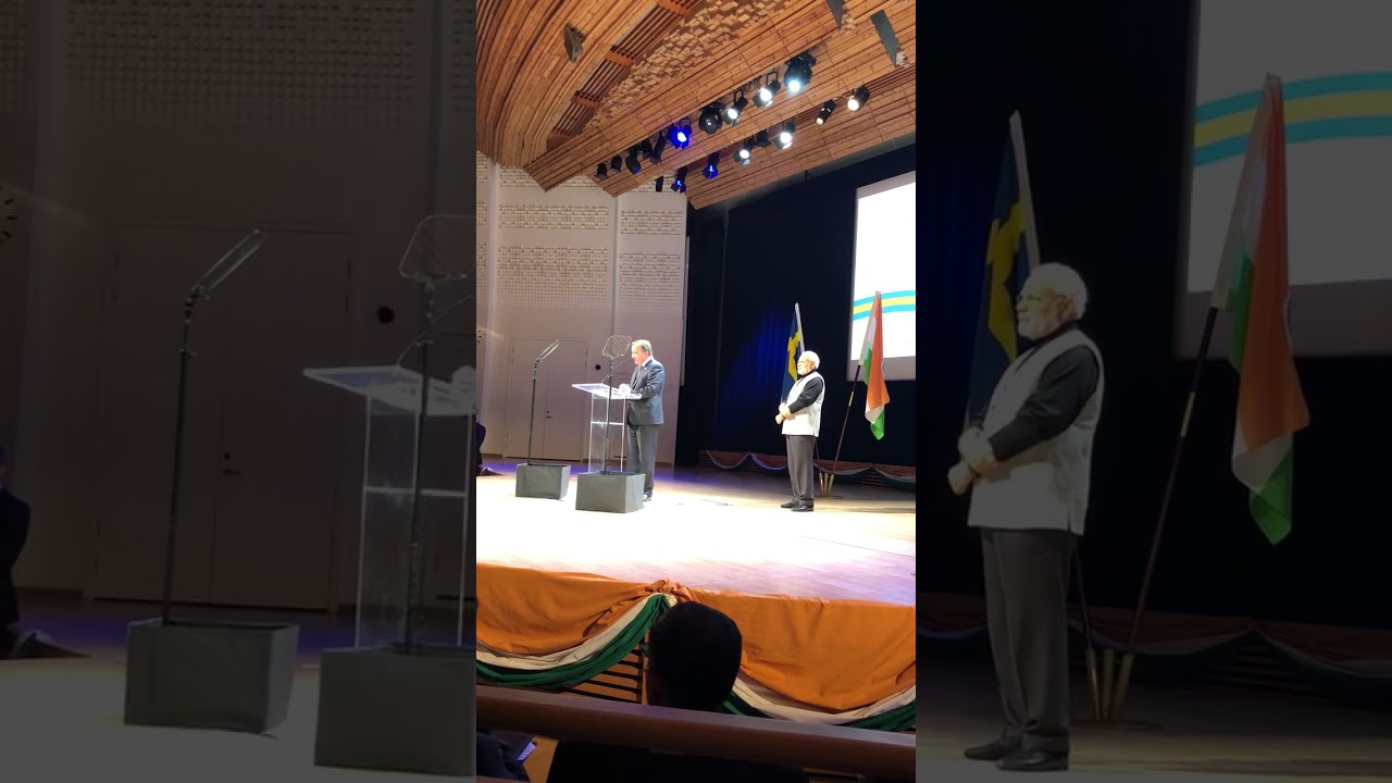 PM of Sweden Stefan Löfven on Indian PM Modi