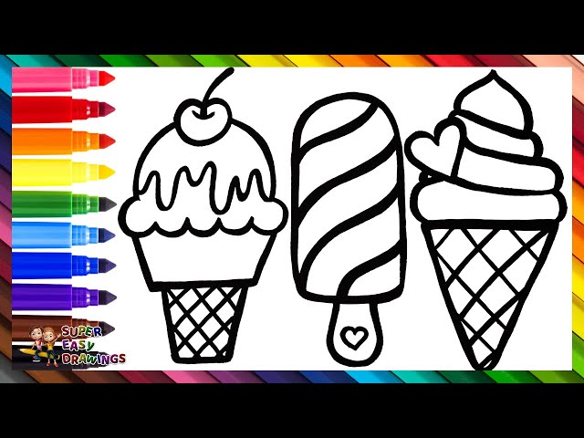 How to Draw an Ice Cream Cone in 9 Simple Steps - VerbNow