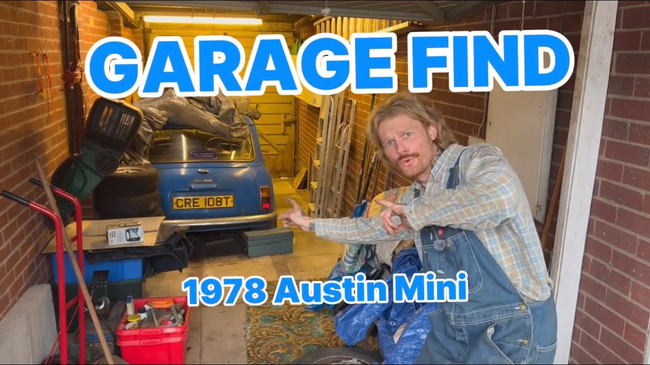 GARAGE FIND Classic Mini! Rescue mission! Untouched for 30 years!