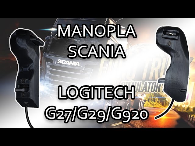 Manopla Scania Volante G25 G27 G29 G920 Impressa Em 3d - Escorrega