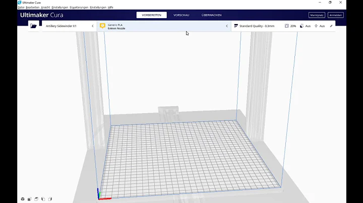 Cura tutorial (Anfnger) #001
