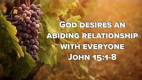 2016-11-06 - "God Desires an Abiding Relationship ...