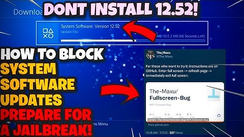 How To Block Playstation System Software Updates in 2025!