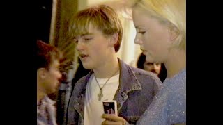 Leonardo DiCaprio & Charlize Theron Clubbing Together (1995) Exclusive Footage