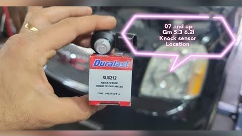 07 And Up GMC Yukon 5.3L or 6.2L The Location For Knock Sensor Bank 1 And Bank 2