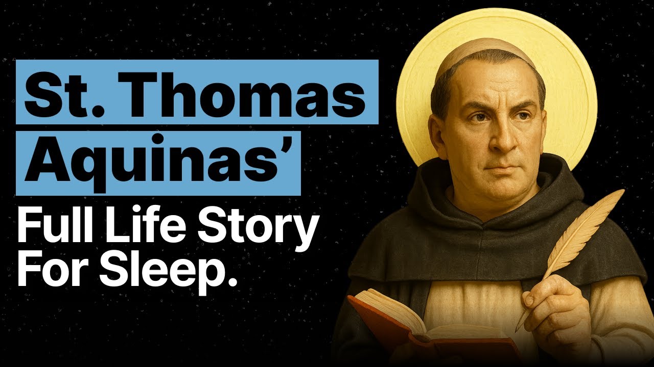 Fall Asleep to the ENTIRE Life Story of St. Thomas Aquinas | Philosophy For Sleep
