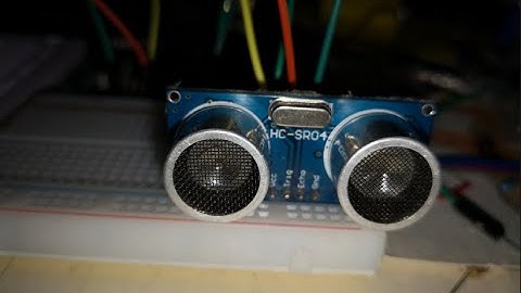 Ultrasonic sensor with PIC18F45K22 microcontroller