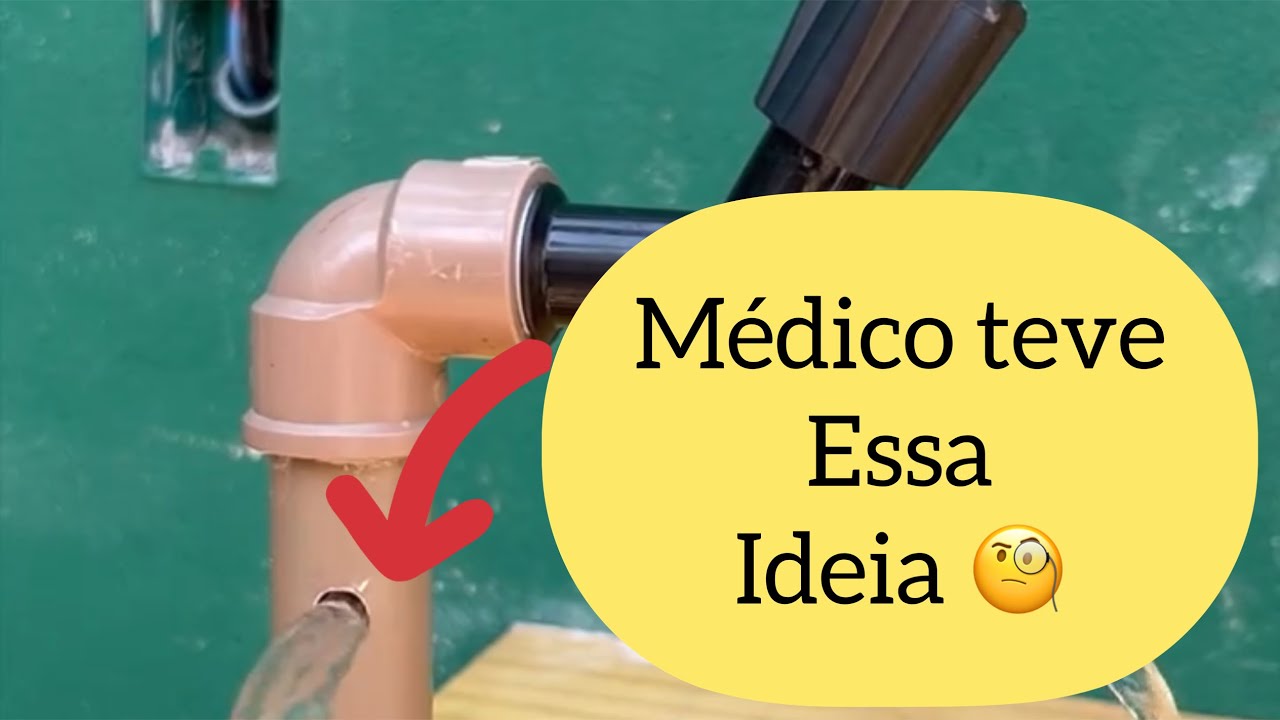 Essa Técnica nenhum Encanador 🧑‍🔧 pensou antes! A melhor Técnica de Mundo para Cano furado.