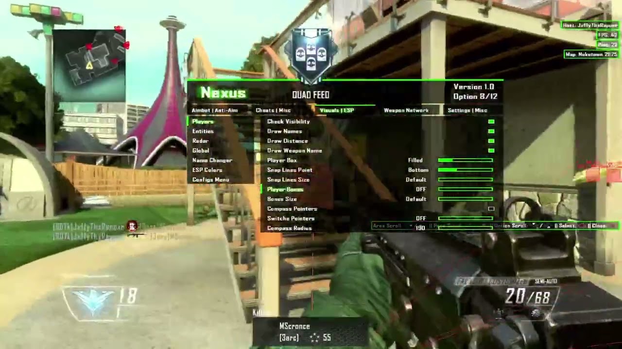[PS3/BO2] Nexus Engine V1 Non Host By DexCFW | CFW-HEN SPRX MOD MENU Showcase