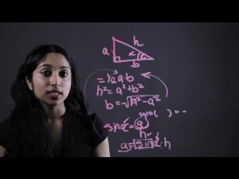 How to Use a Calculator to Compute the Area of a Triangle Using the Hypote... : Essential Math Tips
