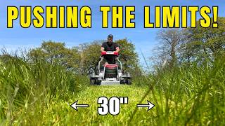 BEWARE Wide Cut Lawn Mowers Are FAST… But There’s a Catch