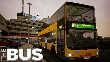 The Bus Gameplay - Airport Bus | Man Double Decker | Thrustmaster T300RS GT