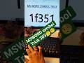 MSWORD Symbol Shortcut Keys Trick 303