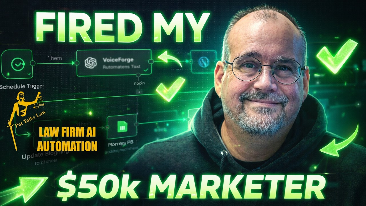 How I Replaced a $50K Marketing Employee with AI | Solo & Small Firm Lawyers