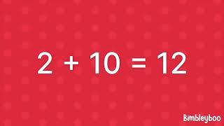 Adding with 2 Song for Kids | Fun Math Song | Learn Addition & Counting 1 to 10 | Bimbleyboo