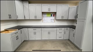 Santana Pebble Grey Kitchen Cabinets