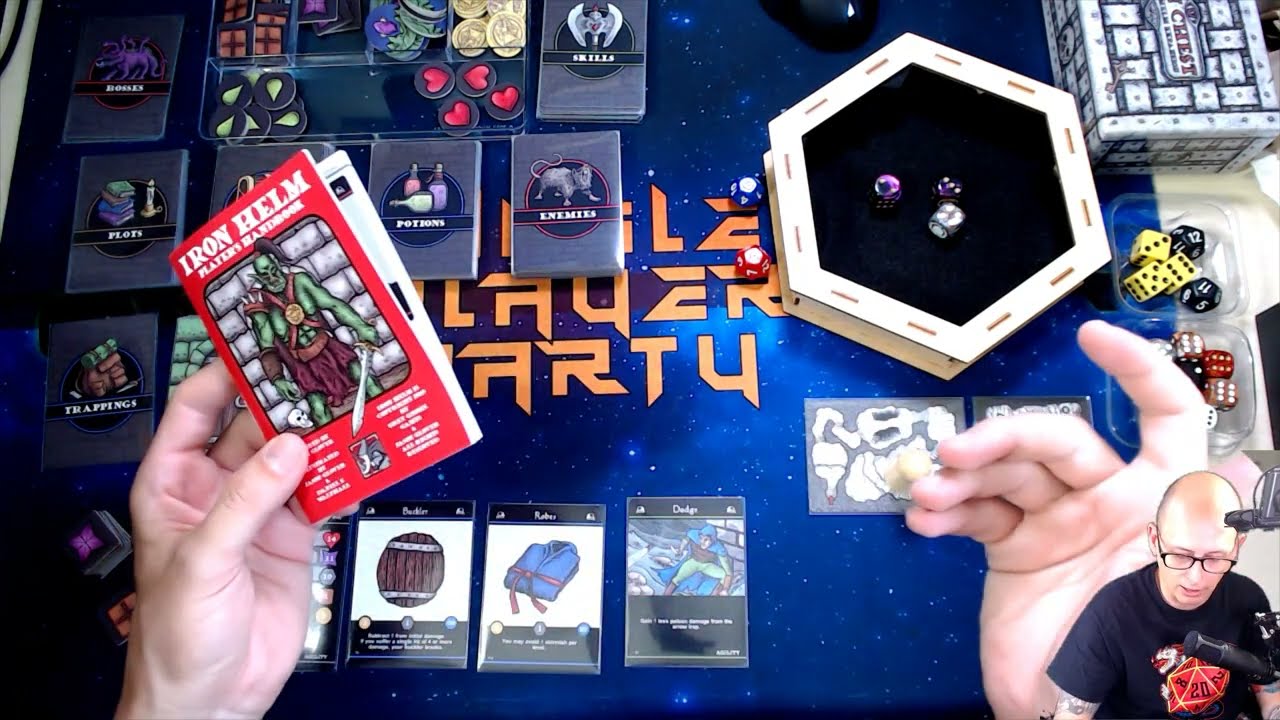 Iron Helm Solo Board Game Play Through Session Rules and Review Let's