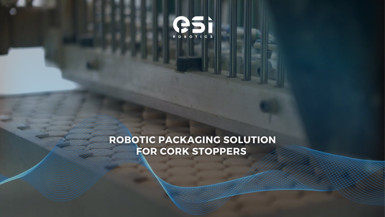 Robotic Packaging Solution for Cork Stoppers | ESI Robotics - YouTube