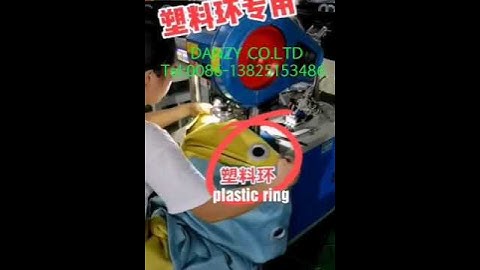 Full automatic curtain eyelet riveting machine /plastic ring attaching punching machine