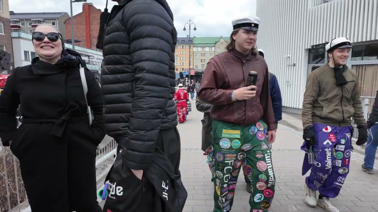 Vappu 2025 (May Day) around Tampere City Center | 4K HD