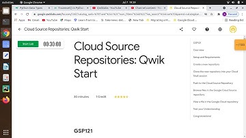 Cloud Source Repositories: Qwik Start | GSP121