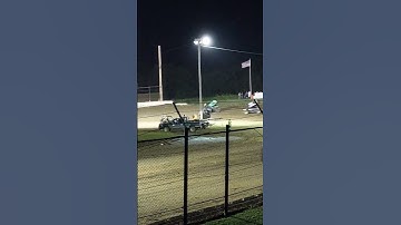 Sprint Car flip. #flip #wreck #fast #openwheel #racing #sprintcar  #automobile #dirttrackracing