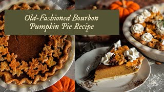 Bourbon Pumpkin Pie from 1879 | ASMR | Cottagecore Historical Cooking