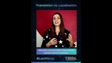 Translation vs. Localization