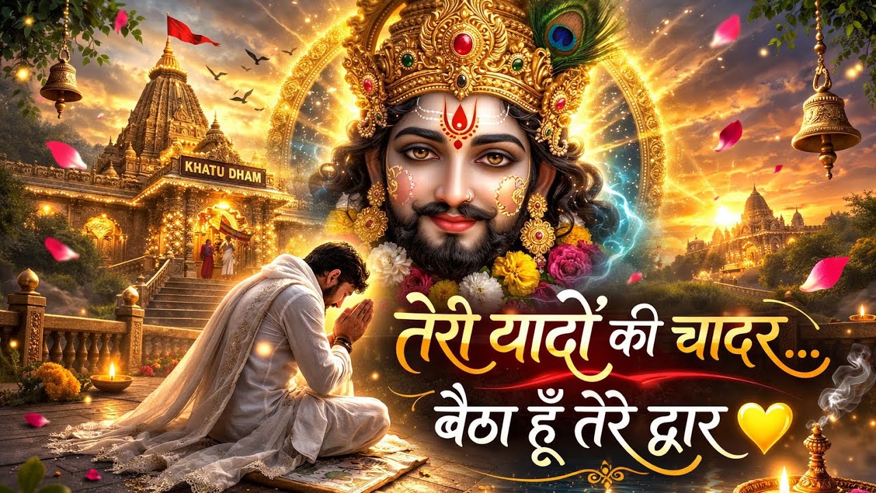 🚩Khatu Shyam Ji Most Heartfelt Bhajan | Teri Yaadon Ki Chadar | Divine Devotional Song🌹