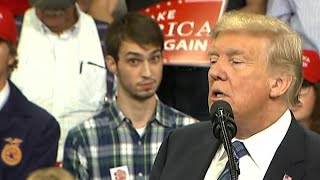 Smirking ‘Plaid Shirt Guy’ Upstages Trump During Montana Rally