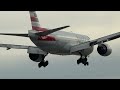 American Airlines 777-200ER Arrival at CLT from MAD