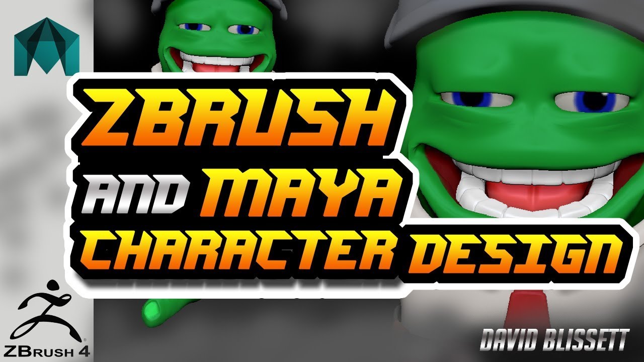 ZBrush and Maya Character Design - YouTube