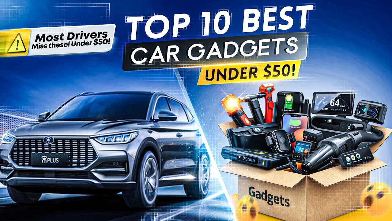 Top 10 Best Car Gadgets 2026 | Must-Have Car Accessories Under $50 ...