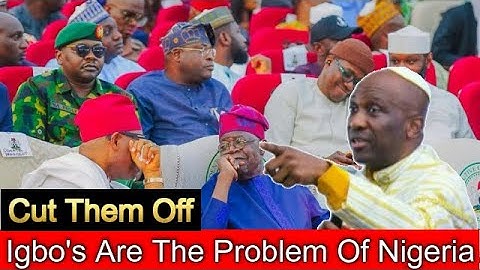 Igbos Are The Problem Of Nigeria Tinubu Should Let Them Go