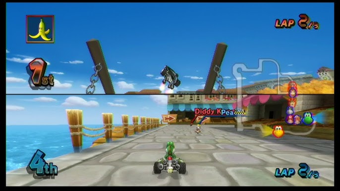 Mario Kart Wii - Full Game Walkthrough (2 Player) 