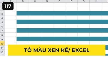 Tô màu hàng xen kẽ trong Excel nâng cao với Conditional Formatting