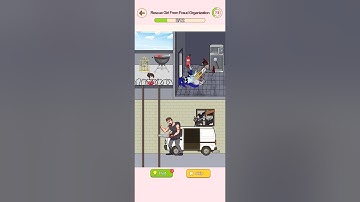 Mind Maze tricky test level 22 Rescue girl from fraud organization