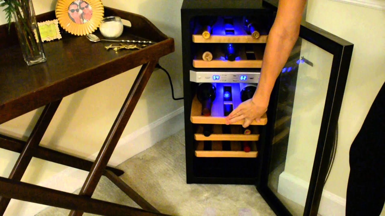 NewAir AW211ED wine cooler review YouTube