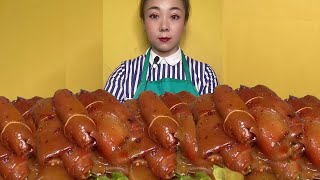 Asmr Chinese Eating | Eating Pork belly Mukbang